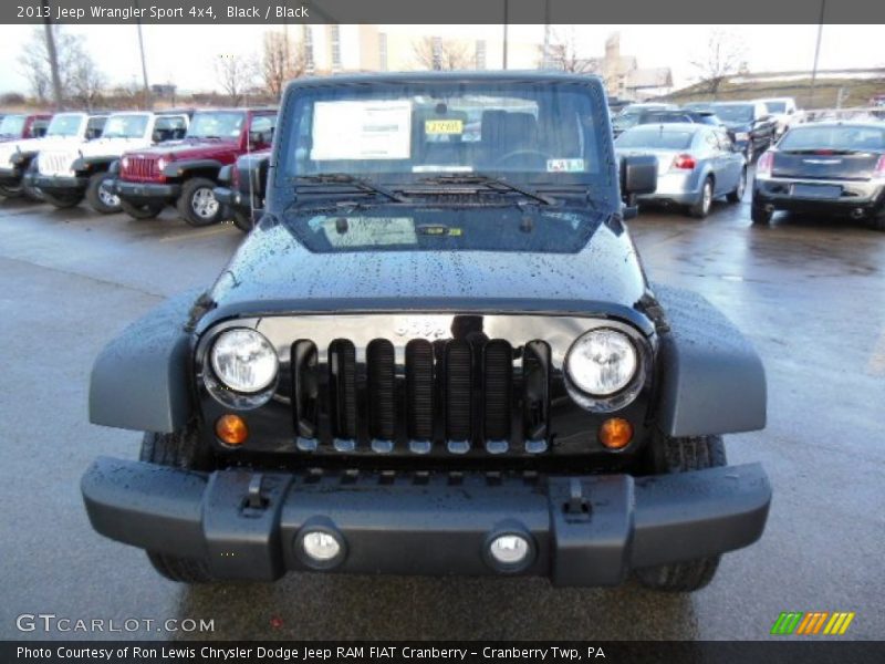 Black / Black 2013 Jeep Wrangler Sport 4x4