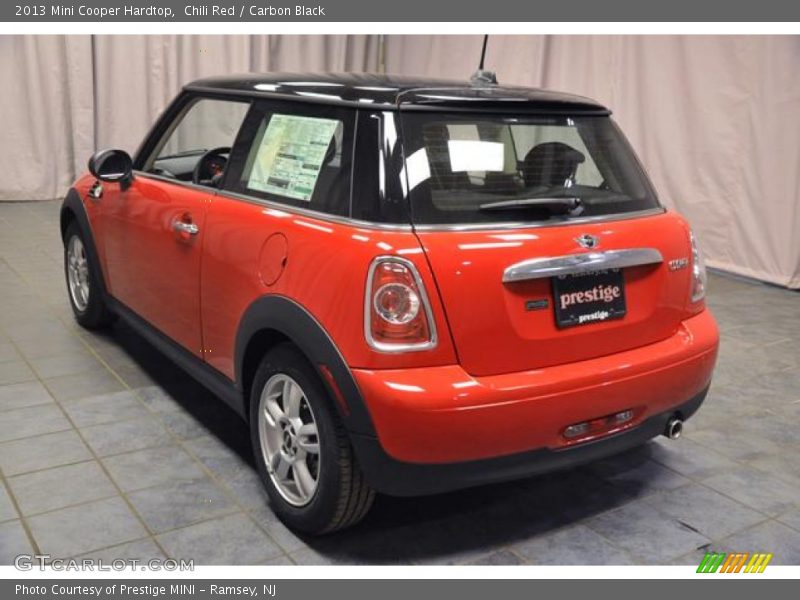Chili Red / Carbon Black 2013 Mini Cooper Hardtop