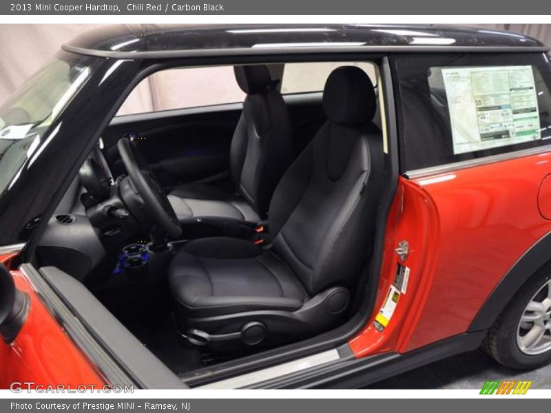 Chili Red / Carbon Black 2013 Mini Cooper Hardtop