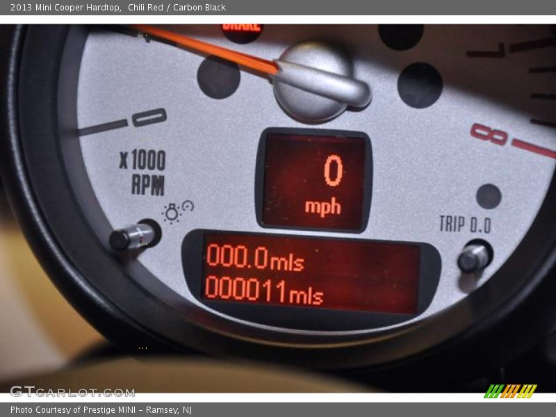 Chili Red / Carbon Black 2013 Mini Cooper Hardtop