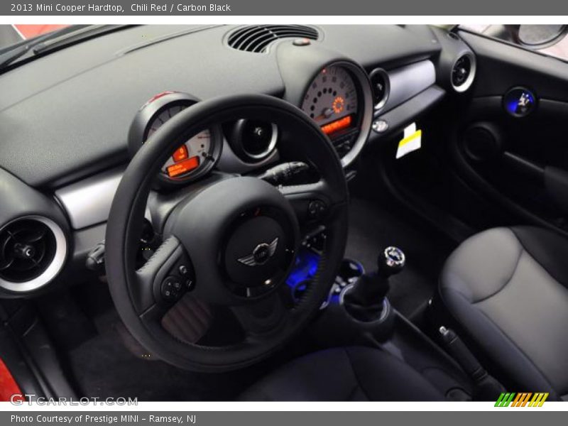 Chili Red / Carbon Black 2013 Mini Cooper Hardtop