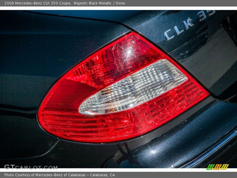 Majestic Black Metallic / Stone 2009 Mercedes-Benz CLK 350 Coupe