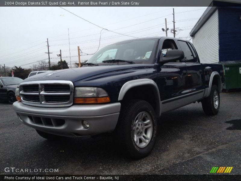 Patriot Blue Pearl / Dark Slate Gray 2004 Dodge Dakota SLT Quad Cab 4x4