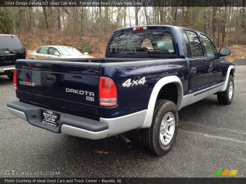 Patriot Blue Pearl / Dark Slate Gray 2004 Dodge Dakota SLT Quad Cab 4x4