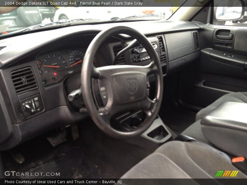 Patriot Blue Pearl / Dark Slate Gray 2004 Dodge Dakota SLT Quad Cab 4x4