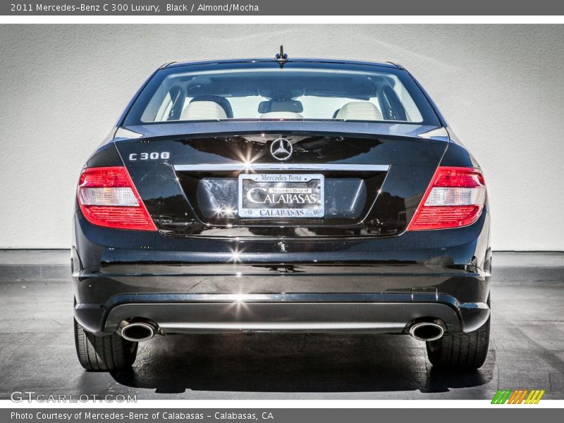 Black / Almond/Mocha 2011 Mercedes-Benz C 300 Luxury