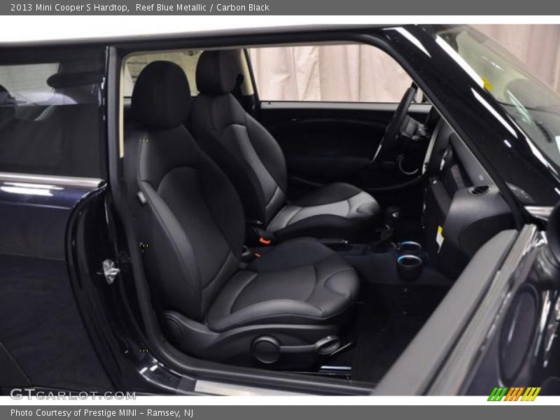 Reef Blue Metallic / Carbon Black 2013 Mini Cooper S Hardtop