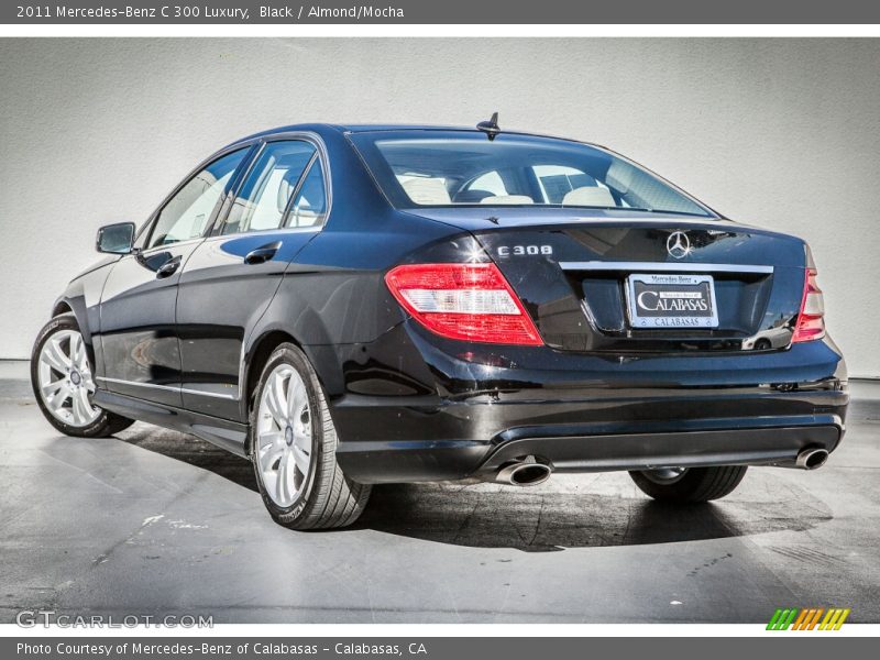 Black / Almond/Mocha 2011 Mercedes-Benz C 300 Luxury