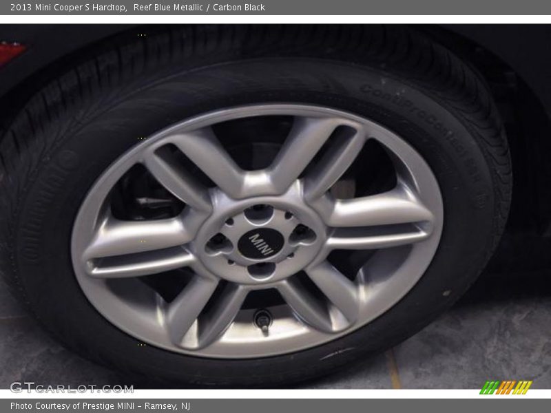 Reef Blue Metallic / Carbon Black 2013 Mini Cooper S Hardtop