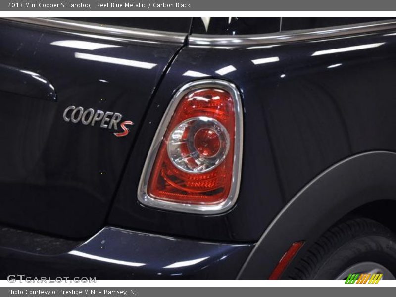 Reef Blue Metallic / Carbon Black 2013 Mini Cooper S Hardtop
