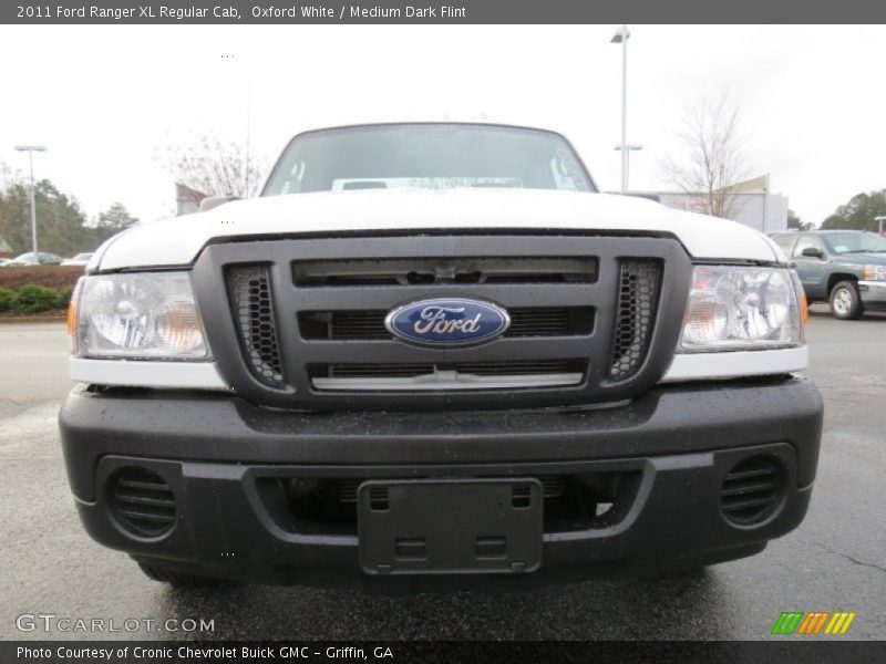 Oxford White / Medium Dark Flint 2011 Ford Ranger XL Regular Cab