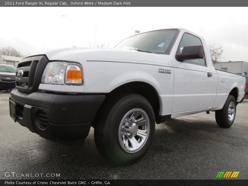 Oxford White / Medium Dark Flint 2011 Ford Ranger XL Regular Cab