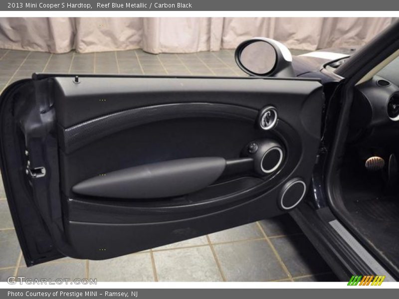 Reef Blue Metallic / Carbon Black 2013 Mini Cooper S Hardtop