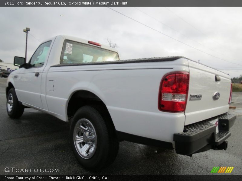 Oxford White / Medium Dark Flint 2011 Ford Ranger XL Regular Cab