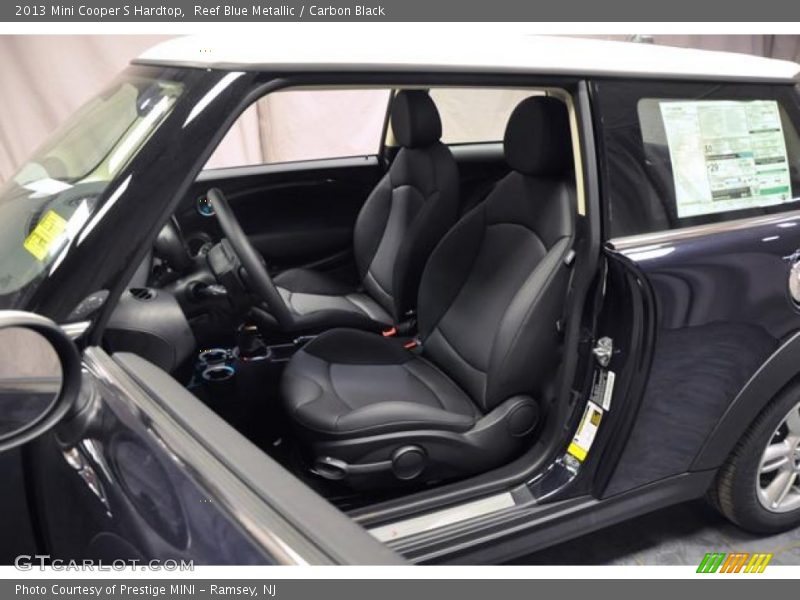 Reef Blue Metallic / Carbon Black 2013 Mini Cooper S Hardtop