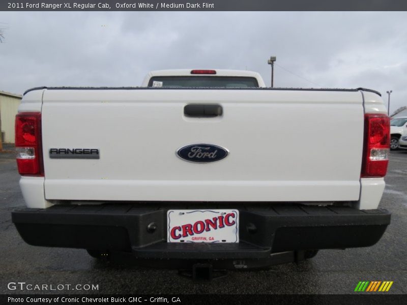 Oxford White / Medium Dark Flint 2011 Ford Ranger XL Regular Cab