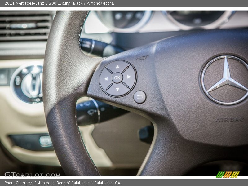 Black / Almond/Mocha 2011 Mercedes-Benz C 300 Luxury
