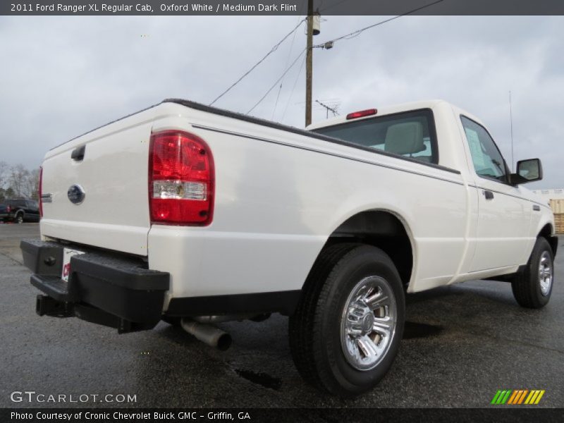 Oxford White / Medium Dark Flint 2011 Ford Ranger XL Regular Cab