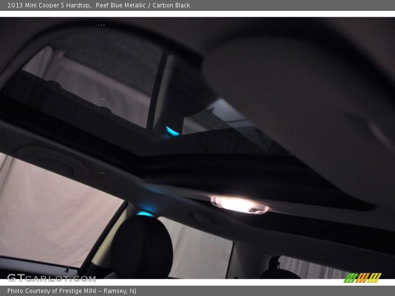 Reef Blue Metallic / Carbon Black 2013 Mini Cooper S Hardtop