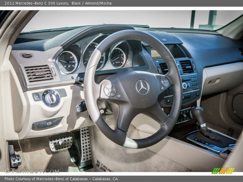 Black / Almond/Mocha 2011 Mercedes-Benz C 300 Luxury