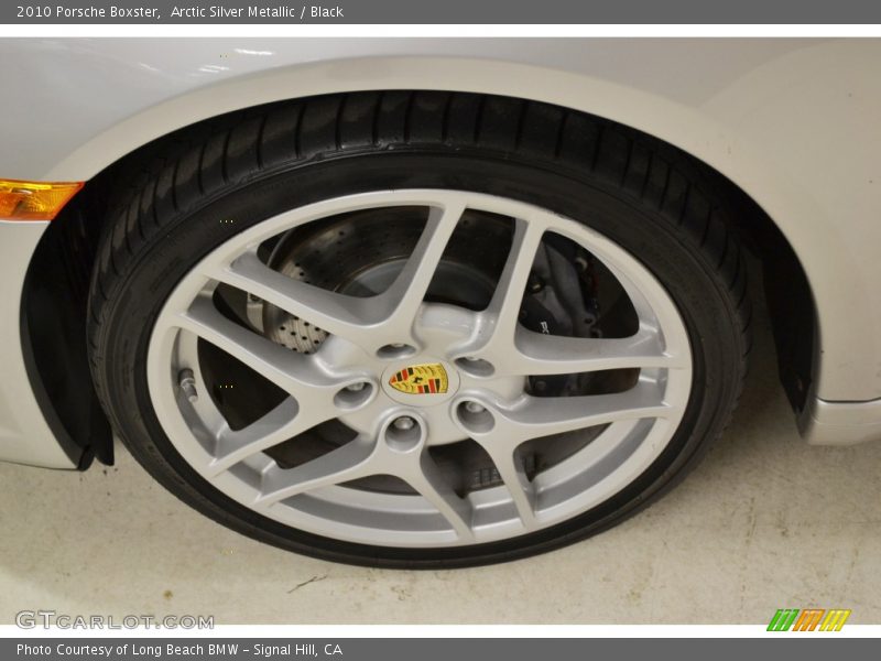 Arctic Silver Metallic / Black 2010 Porsche Boxster