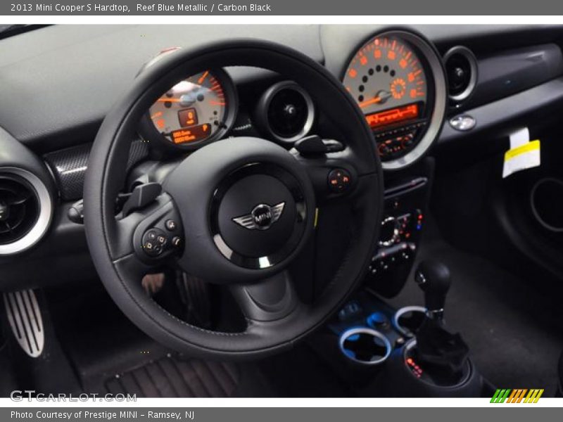Reef Blue Metallic / Carbon Black 2013 Mini Cooper S Hardtop