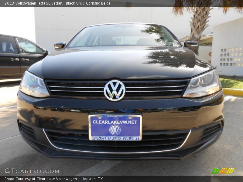 Black Uni / Cornsilk Beige 2013 Volkswagen Jetta SE Sedan