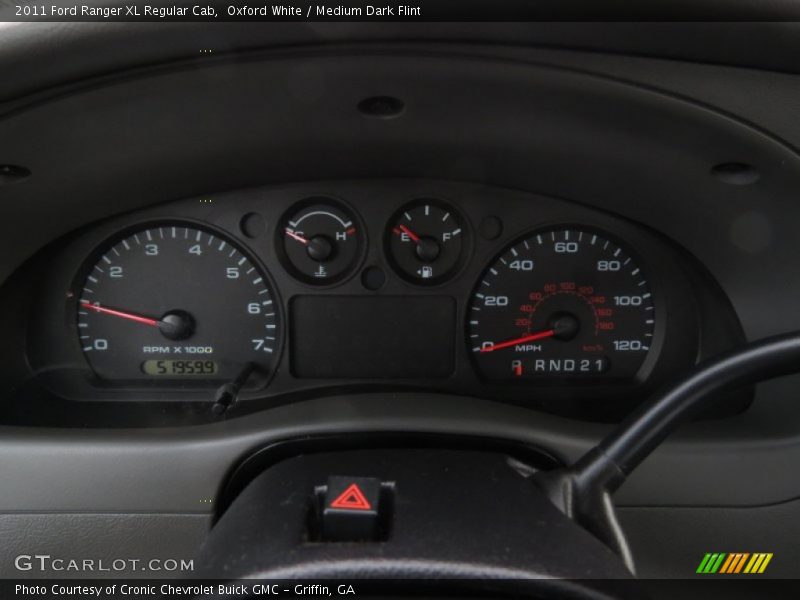  2011 Ranger XL Regular Cab XL Regular Cab Gauges