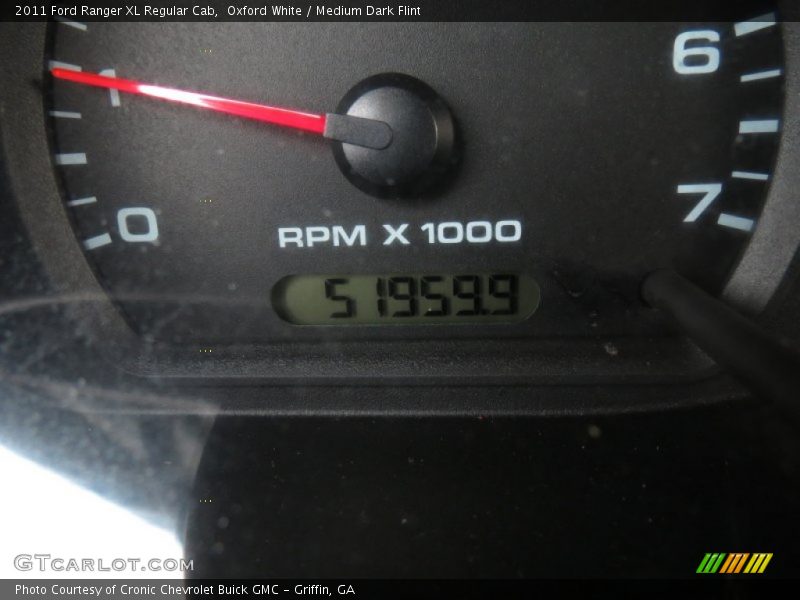 Oxford White / Medium Dark Flint 2011 Ford Ranger XL Regular Cab