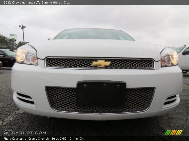 Summit White / Gray 2012 Chevrolet Impala LT