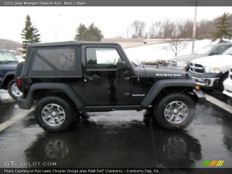 Black / Black 2013 Jeep Wrangler Rubicon 4x4