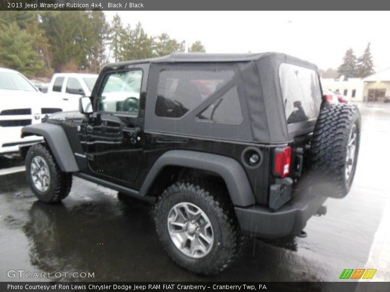 Black / Black 2013 Jeep Wrangler Rubicon 4x4