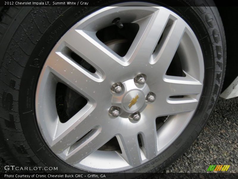 Summit White / Gray 2012 Chevrolet Impala LT