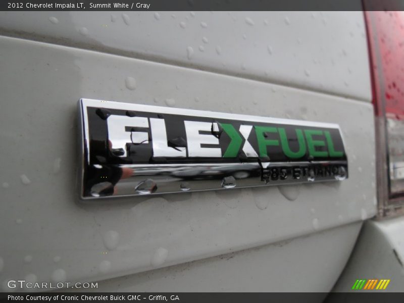 Summit White / Gray 2012 Chevrolet Impala LT