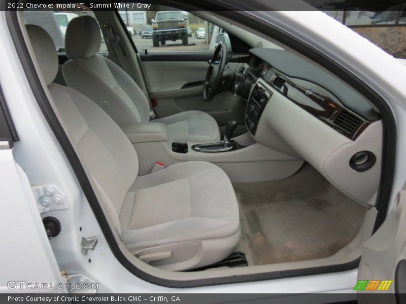 Summit White / Gray 2012 Chevrolet Impala LT