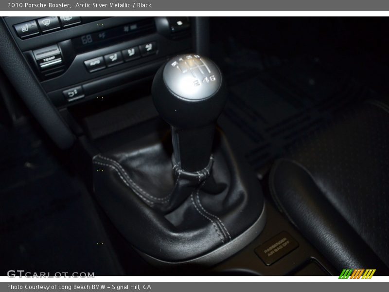 Arctic Silver Metallic / Black 2010 Porsche Boxster