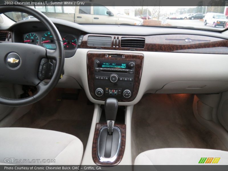 Summit White / Gray 2012 Chevrolet Impala LT