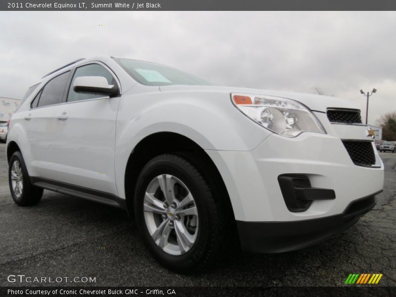 Summit White / Jet Black 2011 Chevrolet Equinox LT