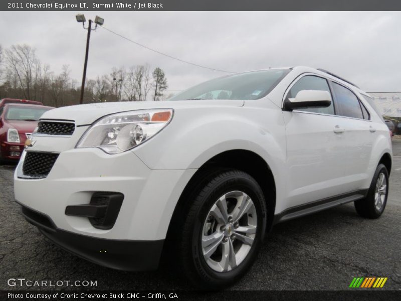 Summit White / Jet Black 2011 Chevrolet Equinox LT