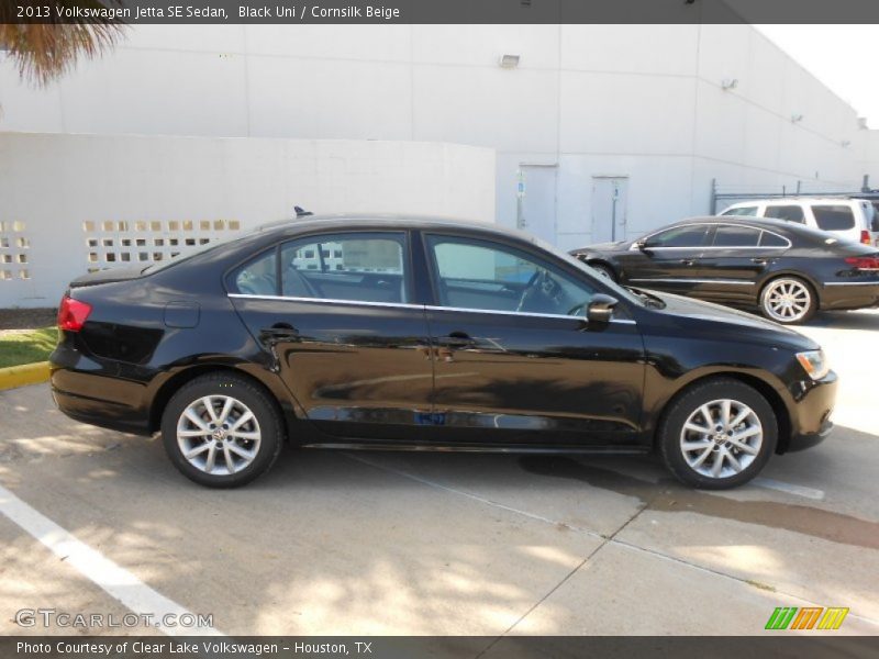 Black Uni / Cornsilk Beige 2013 Volkswagen Jetta SE Sedan