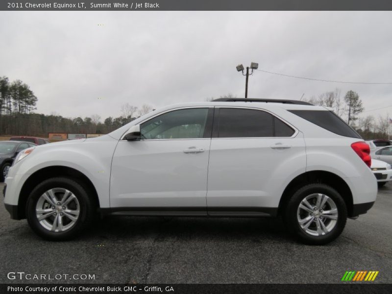 Summit White / Jet Black 2011 Chevrolet Equinox LT