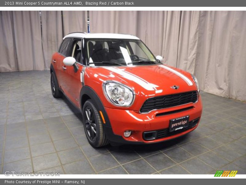 Blazing Red / Carbon Black 2013 Mini Cooper S Countryman ALL4 AWD