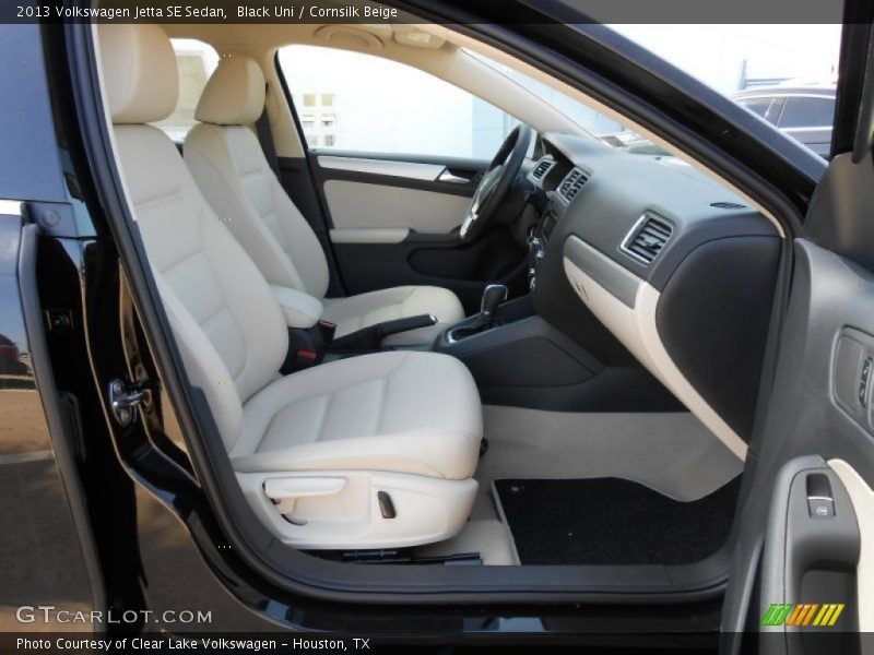 Black Uni / Cornsilk Beige 2013 Volkswagen Jetta SE Sedan