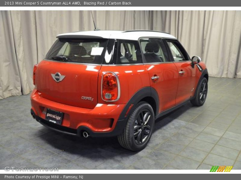Blazing Red / Carbon Black 2013 Mini Cooper S Countryman ALL4 AWD