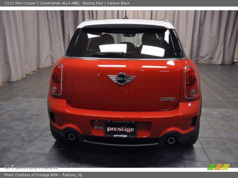 Blazing Red / Carbon Black 2013 Mini Cooper S Countryman ALL4 AWD