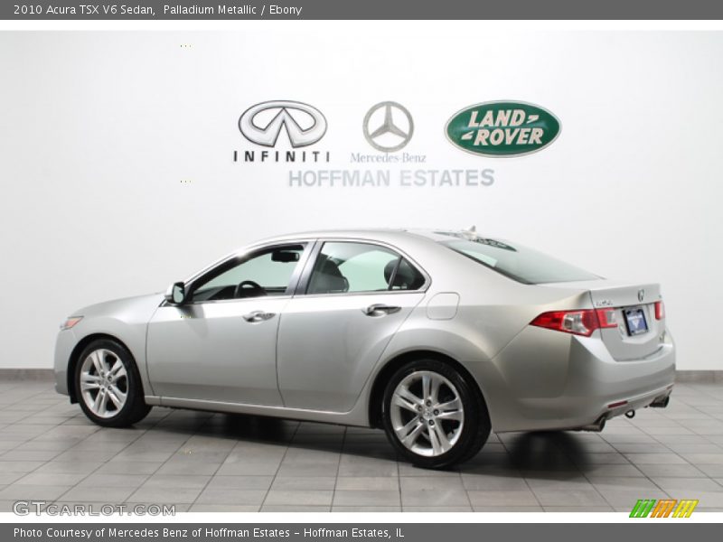 Palladium Metallic / Ebony 2010 Acura TSX V6 Sedan