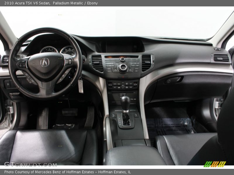 Palladium Metallic / Ebony 2010 Acura TSX V6 Sedan