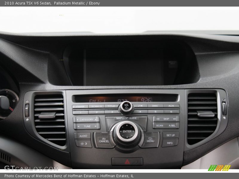 Palladium Metallic / Ebony 2010 Acura TSX V6 Sedan