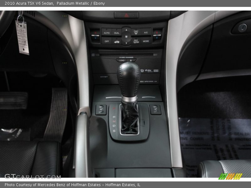 Palladium Metallic / Ebony 2010 Acura TSX V6 Sedan