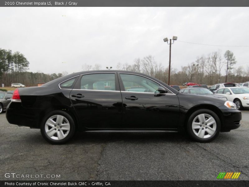 Black / Gray 2010 Chevrolet Impala LS